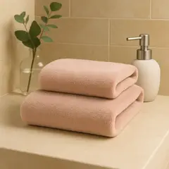 COSAS CASA - Toalla Rosa Microfibra 070x130