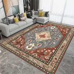 GENERICO - ALFOMBRA PARA LIVING ANTIDESLIZANTE CON DISEÑOS TRIDIMENCIONALES