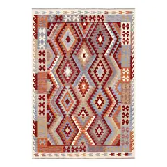 BAZHARS - Alfombra Artesanal 170X240 cm Kilim Vegi P111