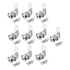 GENERICO - Cerradura Chapa Casillero Guantera Puerta 20mm Max 10 un