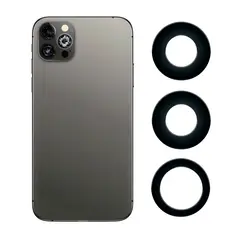 GENERICO - Vidrios Camaras Trasera Compatible con Iphone 14 + Adhesivo