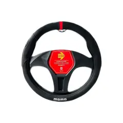 MOMO - Funda cubre volante Negro/rojo - SWC014BR