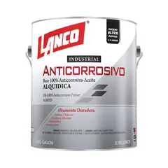 LANCO - Anticorrosivo Industrial 1 Galon Blanco