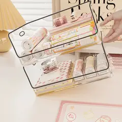 HOMESTAR - Caja Organizador Transparente de Acrílico