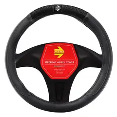 MOMO - Funda cubre volante Negro/gris SWC030BG