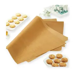 GENERICO - Lamina De Teflon 60x40 Tapete Horno Parrilla Pack x2