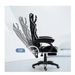 ATLAS - Silla Gamer Con Luz Rgb Reposapiés Y Masajeador