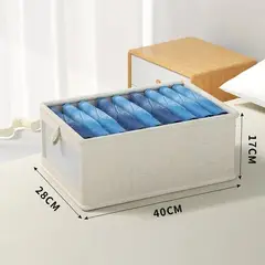 EVERSO - Set De 6 Cajas Organizadoras Plegables Closet Ropa