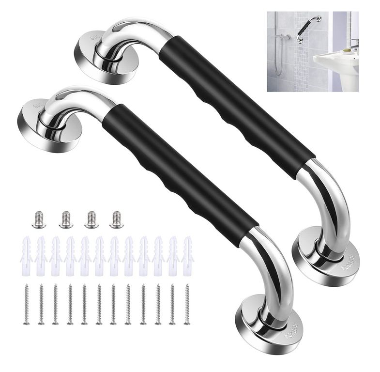 2 Piezas Barra Seguridad Bano Wc Pasamanos Para Bano 30cm