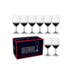 RIEDEL - VINUM SET 8 COPAS CABERNET, LLEVE 8 PAGUE 6