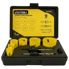 GRUPO UYUSA UYUSTOOLS - Sierra Copa Bi Metal 9 Piezas Uyustools