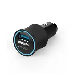 PHILIPS - Cargador para Auto Ultrarrápido QC 3.0 18w