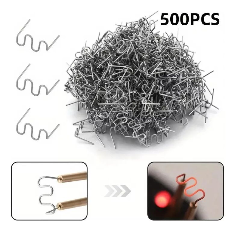 500 Unds Grapas Para Soldadora Reparacion De Plasticos