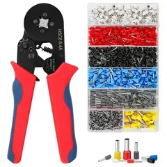 GENERICO - Juego De Crimpadora De Alambre Kit 1900 Piezas 02510mm²
