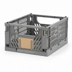 DAY - Caja de Almacenamiento Organizadora Apilable y Plegable - Gris