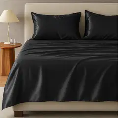 ROSEWOOD - Sabanas Satin Ultra Suaves Juego Completo - Gris - King