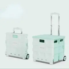 GENERICO - Carro De Compras Plegable 45 Lt ( Carrito De Feria)