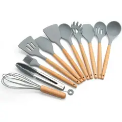 GENERICO - Juego de Silicona de 12 Utensilios de Cocina