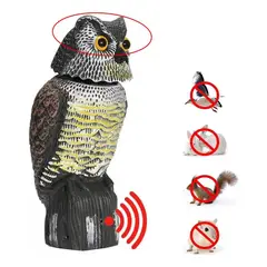 GENERICO - Ahuyentador De Pajaros Buho Espanta Palomas