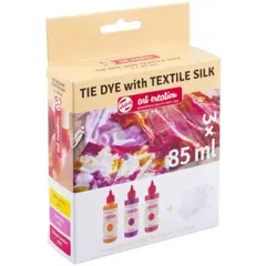 ART CREATION - Set 3 Colores Rosa Teñido Tie Dye 85ml