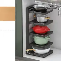 ANGELES DEL HOGAR - ESTANTE DE ALMACENAJE PARA COCINA DE VARIOS PISOS