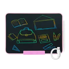 GENERICO - Pizarra Mágica Para Niños Juguete Recargable 16 Tablet Lcd Rosa