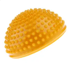 GENERICO - Mini Bosu Equilibrio Erizo 16 cm Color Amarillo