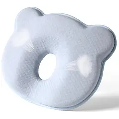 GENERICO - Almohada Cojín Para Bebe Anti Plagiocefalia Funda Algodon