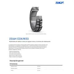 SKFK - RODAMIENTO 23164 CCK W33 SKF