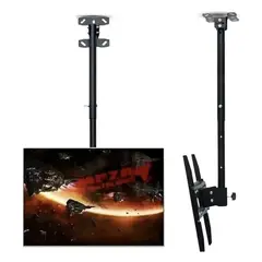 GENERICO - Soporte Tv Techo O Pared Ajustable Base 26 A 60 Color Negro