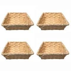 BRIC - Panera Cuadrada Natural Set De 4