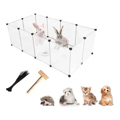 ESHOPANGIE - Jaula Corralito Para Mascotas Perro Gato Animales Pequeños