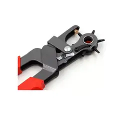 GENERICO - Alicate Sacabocados Perforador Cuero Cinturón Cartera Goma