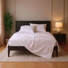 ALTERNATIVE - Juego De Sábanas 800 Hilos 20 Plazas Blanco Elegante