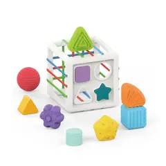 HUANGER - Cubo de Encaje y Sensorial Montessori