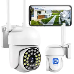 BAZUCA - Cámara Seguridad Exterior Jortan JT-8161QJ Ip Wifi Yoosee 2mp Vigilancia Domo