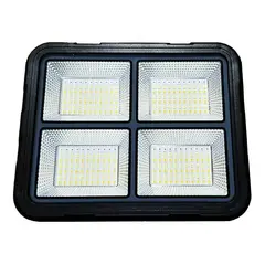 GENERICO - Kit Foco Led 200w Portatil Solar Recargable Emergencia Usb