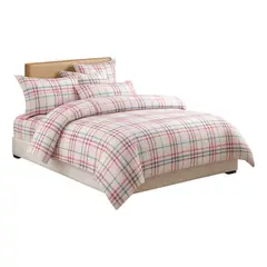 ALTERNATIVE - Ropa de Cama 20 Plz 800 Hilos Estilo Escocés Pastel 827