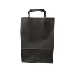 GENERICO - Bolsas de Papel Negras 22x10x30 por 50 unidades