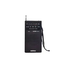 DAEWOO - Radio De Bolsillo Am Fm Negro Di213
