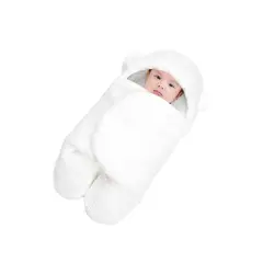 BABYLUNA - Saco Manta Envoltura De Dormir Bebe 0 a 3 Meses Blanco