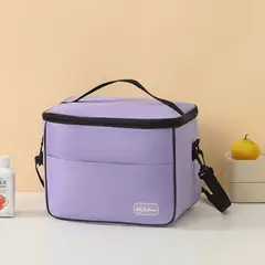 HOMESTAR - Lonchera Térmica Pupura 30x20x23 cm