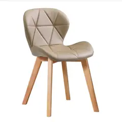 CORI CORI - Silla Mariposa Ecocuero Wood -Beige