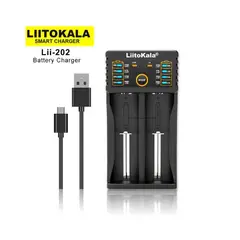 GENERICO - Cargador Baterías Recargables Inteligente Litokala Multiple Pilas