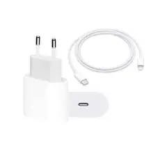 GENERICO - Cargador de Carga Rápida 20W con Cable Lightning para iPhone
