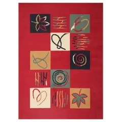 CANNON - Alfombra Amapola Rojo 150x200