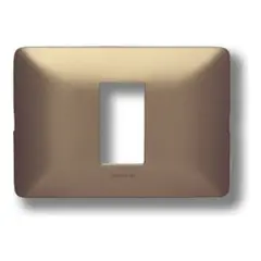 BTICINO - Placa Matix 1 Modulo Aluminio Titanio SAM503M1TI