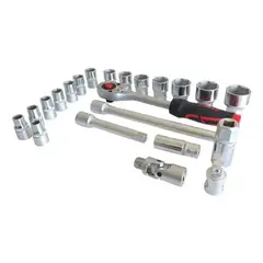 FORCE - Juego De Dados Hexagonales 1/2 10-32mm 4223 22 PIEZAS