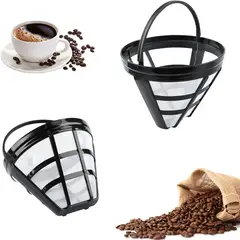 KUANGYE - 2 Filtro Malla Filtro De Café Reutilizable Estilo