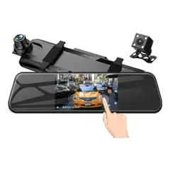LISM - Frontal Espejo Retrovisor Cámara De Auto + Cámara Retroceso